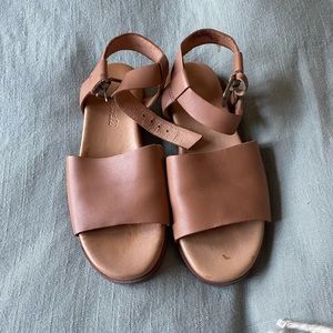 Tan Madewell leather sandals size 5